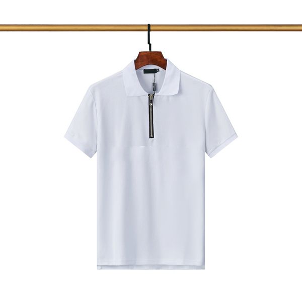 

2e005# new mens stylist polo shirts luxury italy mens designer clothes short sleeve fashion mens summer t shirt, White;black