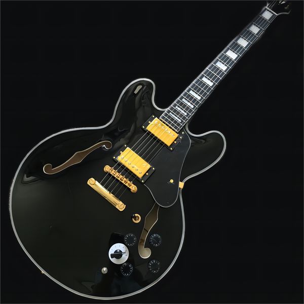 

jazz wood fingers, black electric guitar, electric guitar258