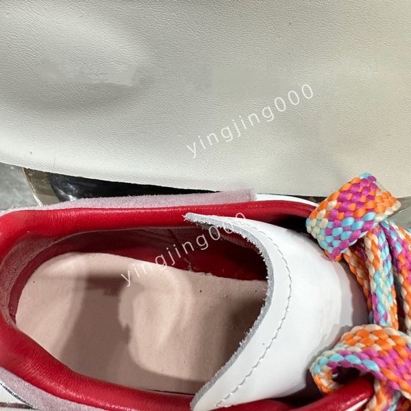 

new men brand quality designers sneakers camouflage casual shoes stylist shoes checkered studded flats mesh trainers2023, Black
