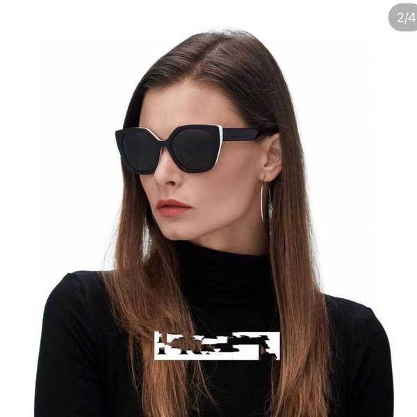 

Designer Triangular signature cool sunglasses luxury Super high quality P's new net red personalized ins Sunglasses Women's versatile glasses SPR 24x-f