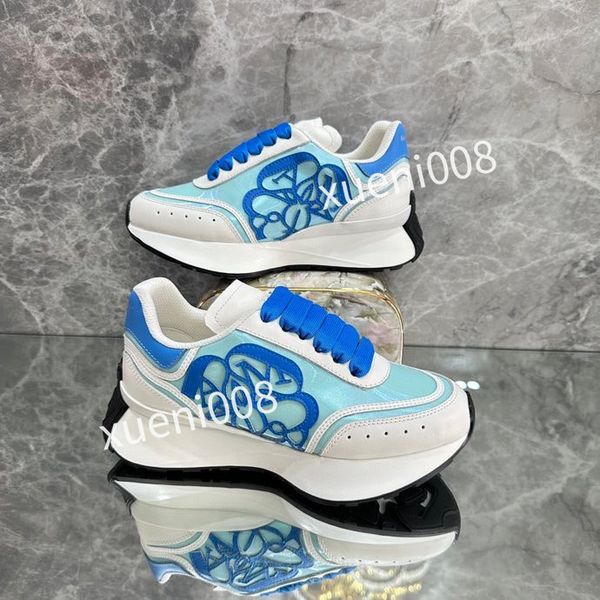 

women men quality casual shoes designer leather lace-up sneaker fashion running trainers letters woman shoes flat printed gym sneakers2023, Red;white