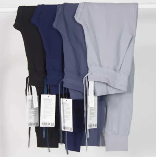 

lu women's naked feel fabric yoga workout sport joggers pants women waist drawstring fitness running sweat trousers with lululemens bre, White;black