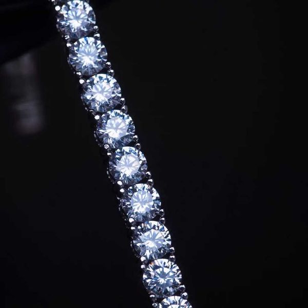 

hip hop diamond tennis chain for women silver plated iced out chain jewelry mens tennis choker necklace bracelet set