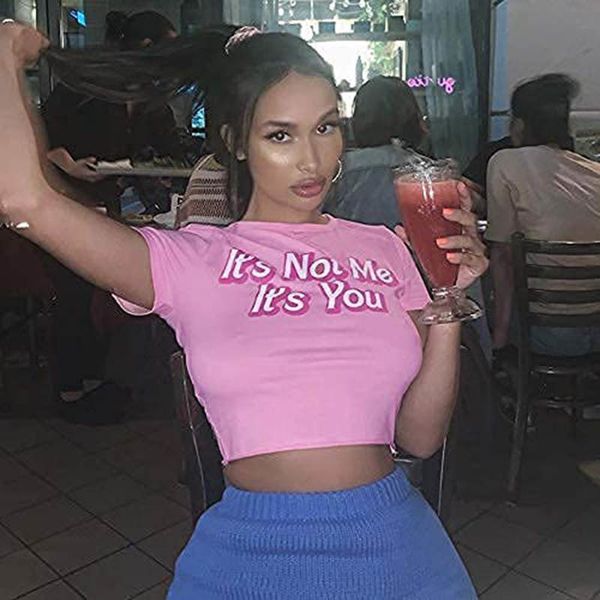 

women's t-shirt women's shirt y2k aesthetic t shirt streetwear cartoon print short sleeve crop t shirt harajuku clothing fairy gru, White