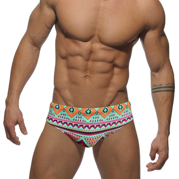 

men's clothing jessborn fashion bohemian swimming pants low rise triangles beach youth, White;black