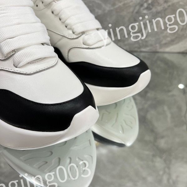 

new luxurys designer casual shoes sneakers reflective vintage shoes mens women trainers leather sneaker shoes, Black