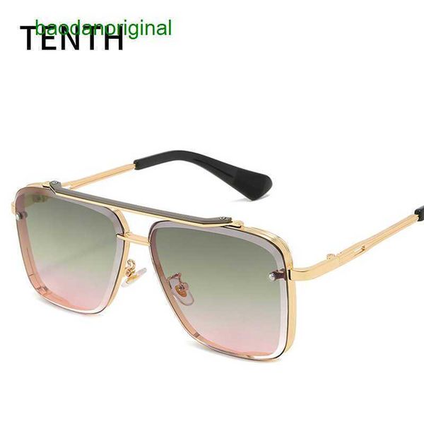 

designer sunglasses dita new full frame cut edge glasses driving texture men's square double beam sunglasses xhvw, White;black