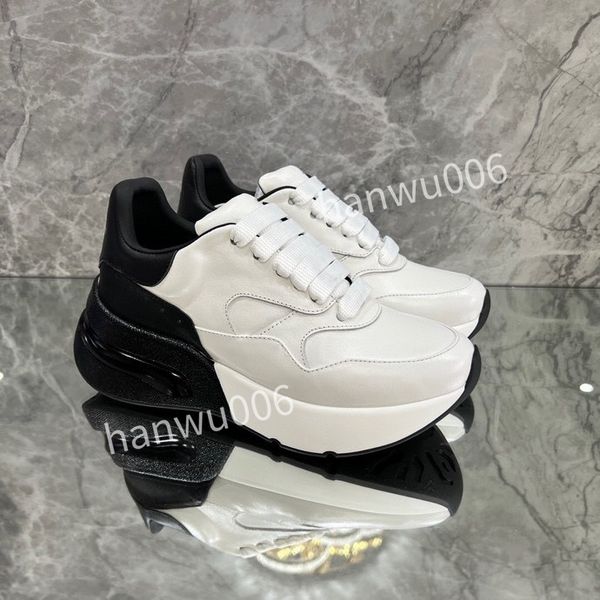 

2023new platform designer shoes white black shoes classic leather womens flats sneaker men espadrille flat sole slide sneakers