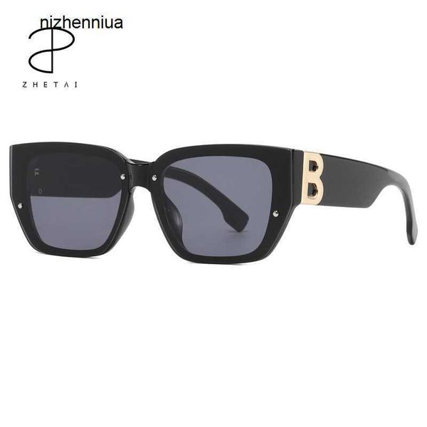 

hermm elegant sunglasses new fashion personalized comfortable avant garde sunglasses sun protection 86581, White;black