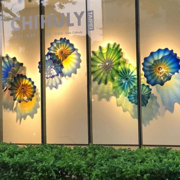 

fancy wall plates color size customized modern living room murano glass wall light