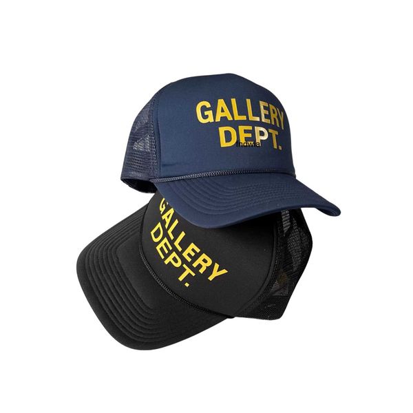 

american fashion brand galleryes letter baseball cap outdoor sun visor cap duck tongue cap curved brim cap men and women, Blue;gray
