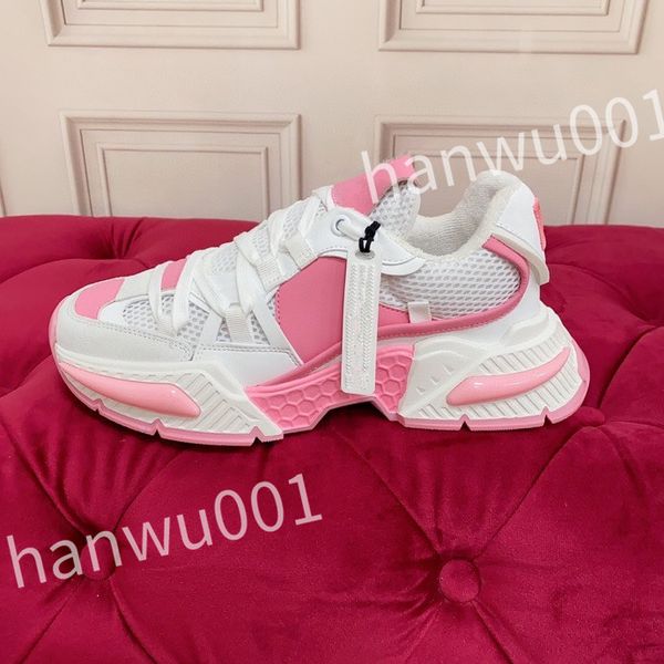 

new luxurys designer woman shoe leather lace up men fashion platform sneakers white black mens womens casual shoes