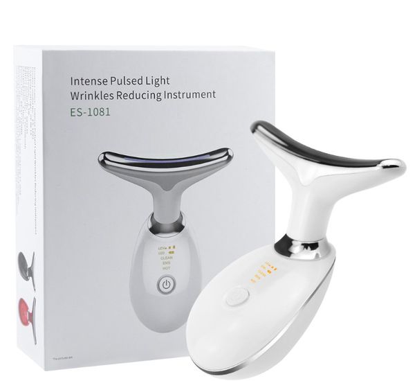 

neck massager anti wrinkle rechargeable lifting face skin device