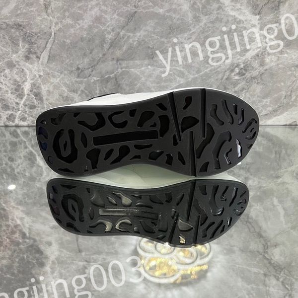 

new luxury designer casual shoes sneakers reflective vintage shoes mens women trainers leather sneaker shoes, Black