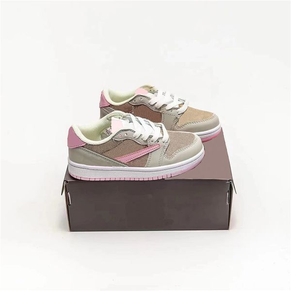 

kids designer shoes children sneakers classic letter pattern full printing leisure indoor and outdoor casual shoe for boys girls, Black;red