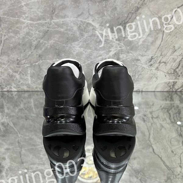 

2023 new designer casual shoes sneakers reflective vintage shoes mens women trainers leather sneaker shoes, Black