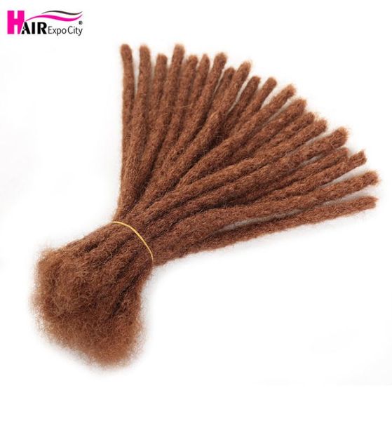 

610inch handmade dreadlocks hair extensions synthetic braids crochet braiding for africa women and men expo city 2204094555314, Black;brown