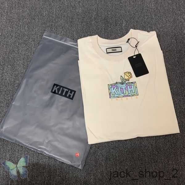 

embroidery kith t-shirt oversize men women york t shirt casual summer tees 220302 5 0tse, White;black