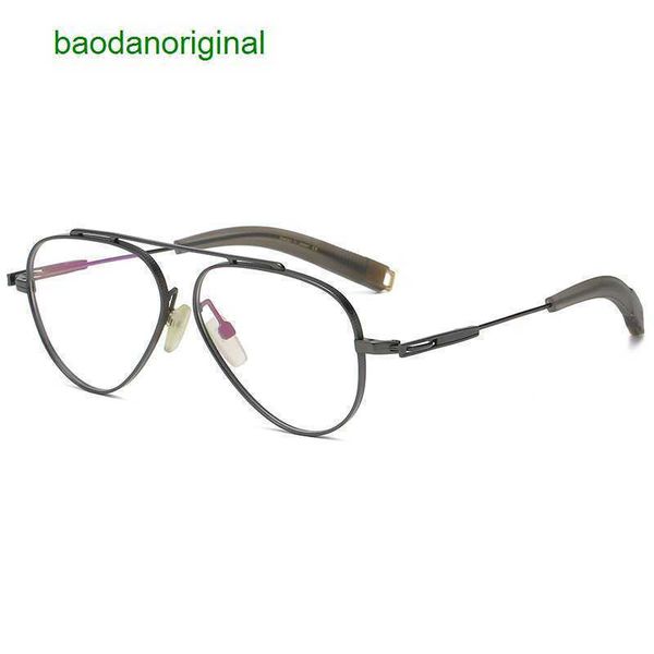 

designer sunglasses dita same pure titanium toad 102 fashionable plain face large slim male can match myopia glasses frame female jqm1, White;black