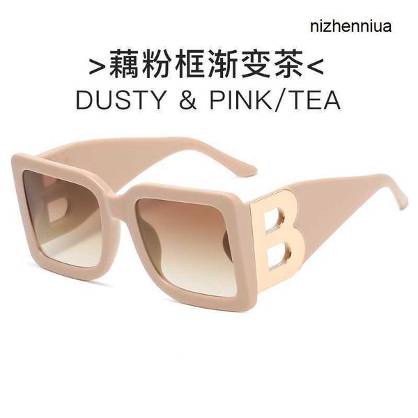 

hermm elegant sunglase new fahion big frame unglae men and women online popular treet e9mb, White;black