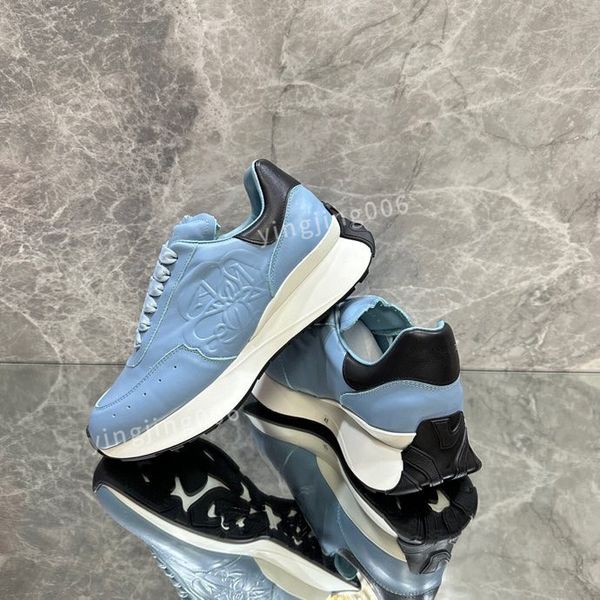 

2023brand womens casual shoes leather lace-up sneaker fashion lady flat running trainers letters gym sneaker, Black