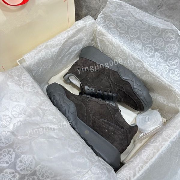 

brand women men casual shoes leather lace-up sneaker fashion lady flat running trainers letters gym sneaker2023, Black