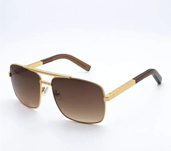 

fashion luxury designer sunglasses attitude sun glasses 0259 0260 mens classic vintage metal square shape glasses summer outdoor trend style, White;black