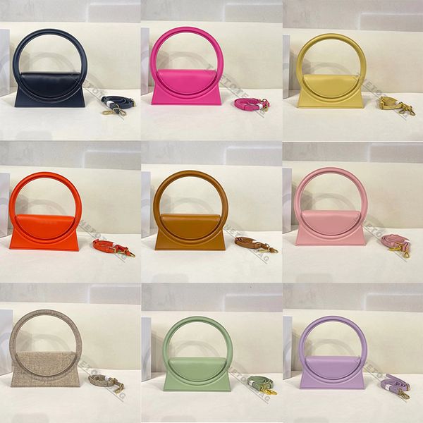 

le sac rond handle flaps hasp bags women cuir taille handbags shoulder bag luxury hardware metal letter leather clutch designer purse crossb