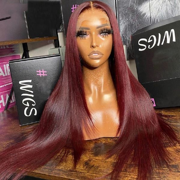 

lace front wigs for women black long straight hair glueless lace wigs synthetic long silk straight natural wig heat resistant fiber, Black;brown