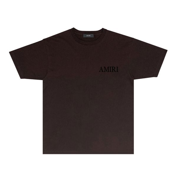 

casual men amiryes loose cotton breathable crewneck graphic t shirt, White;black
