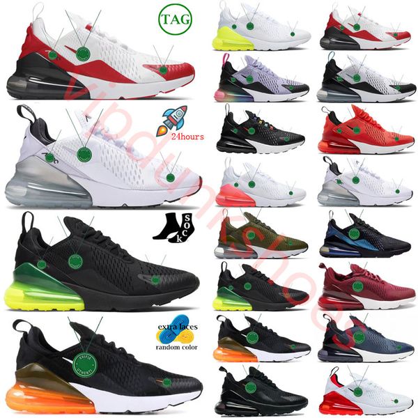 

maxs 270s running shoes tennis navy blue triple black white barely rose pink red dusty cactus dark stucco habanero red be true sports sneake