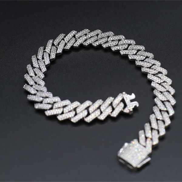 

fashion jewelry sets 925 silver men's 18k cuban link chain fine zircon elegant women jewelry sets custom cuban chain