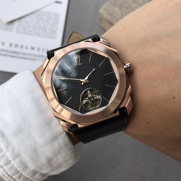 

wristwatches for men 2023 new mens watches diameter all dial work mechanical watch luxury brand brei bvl40, Black;brown