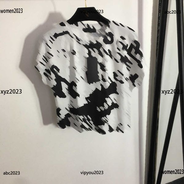 

designers t-shirts round neck women tees spicy ink letter printed short sleeve t-shirt new arrival, White