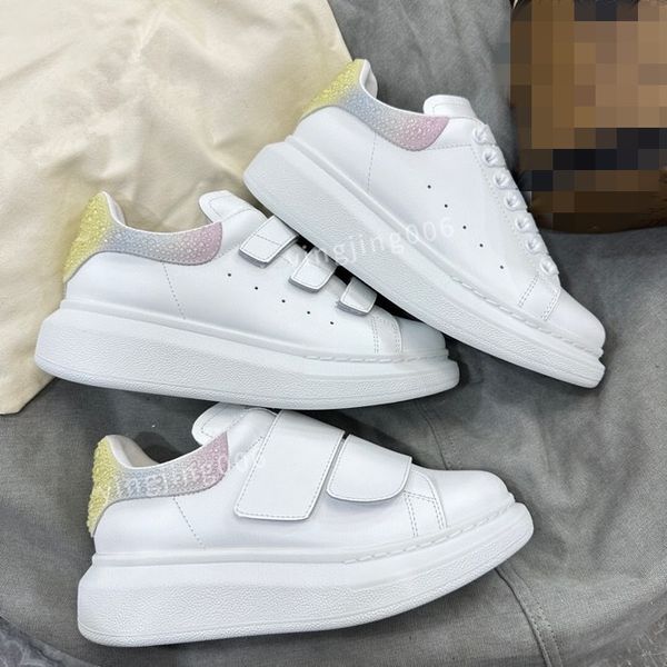 

new men designer fashion casual shoes leather lace-up sneaker fashion lady flat running trainers letters gym sneakers, Black