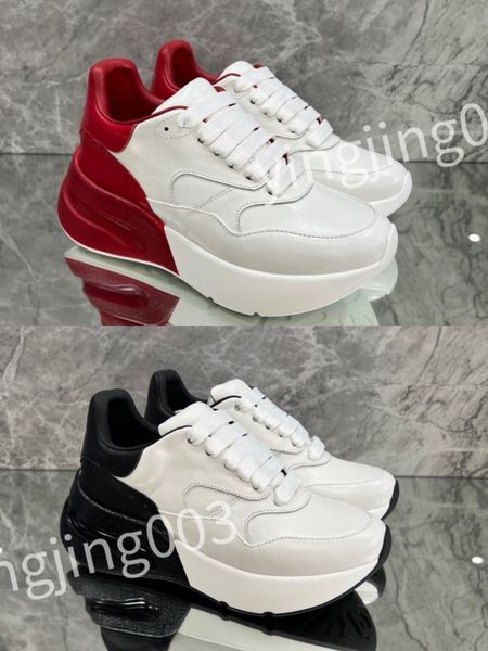 

designer casual shoes sneakers reflective vintage shoes mens women trainers leather sneaker shoes, Black