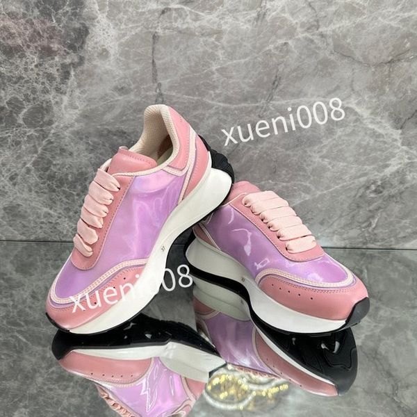 

women men quality casual shoes designer leather lace-up sneaker fashion running trainers letters woman shoes flat printed gym sneakers, Red;white