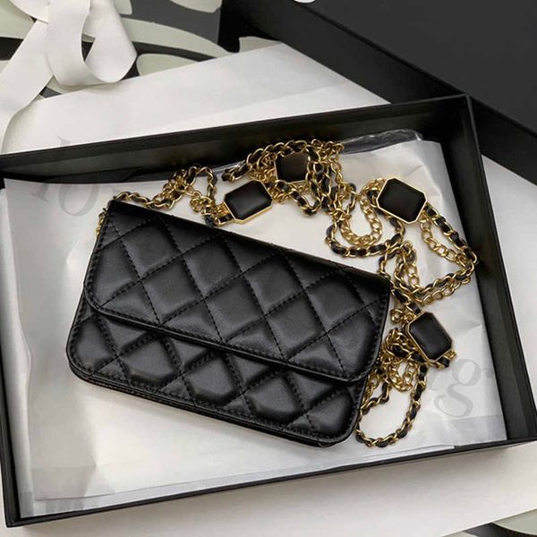 

designer chain bag luxury crossbody bags genuine leather shoulder bag 15cm handbag