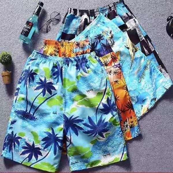 

men's clothing summer shorts fashion casual quick drying beach pants seaside loose, White;black