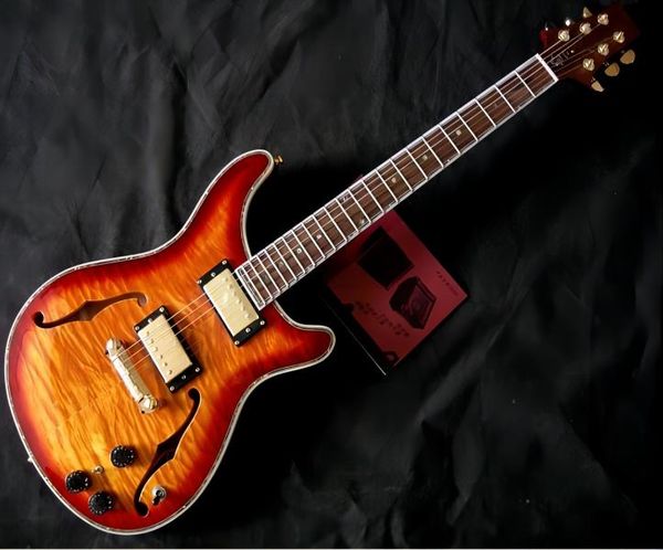 

half hollow jazz electric guitar prs signature slash guitar custom shop369