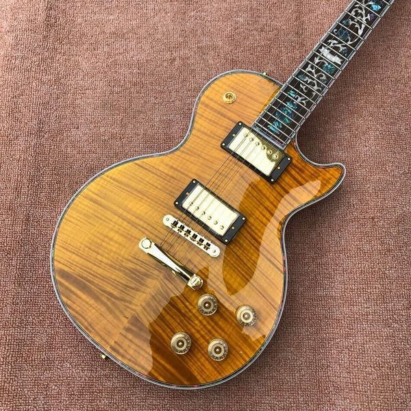 

new rosewood fingerboard 6 string flower vine fingerboard inlay electric guitar