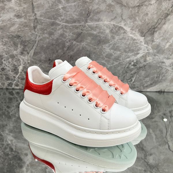 

luxury classic men ladies casual shoes designer fashion leather flat street couple sneakers outdoor 0511, Black