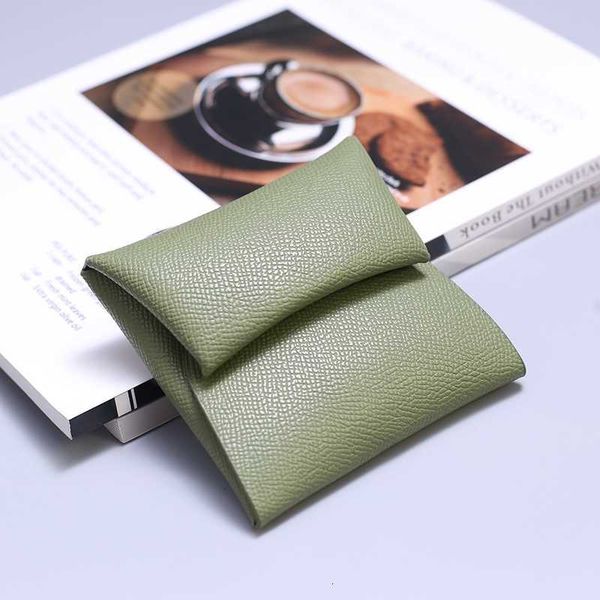 

design famous genuine leather small coin purses minimalist cowhide wallet mini money bag luxury brand solid change pouch