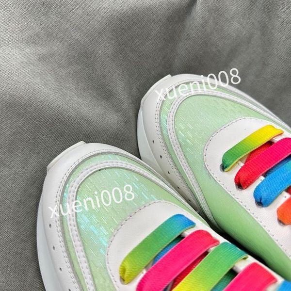 

new womens men quality casual shoes designer leather lace-up sneaker fashion running trainers letters woman shoes flat printed gym sneakers, Red;white