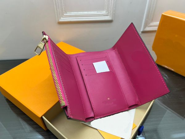 

luxurys designers wallet for men pouch leather canvas 8 credit cards slots long zipper woman wallets fashion card holder purse women zip clu