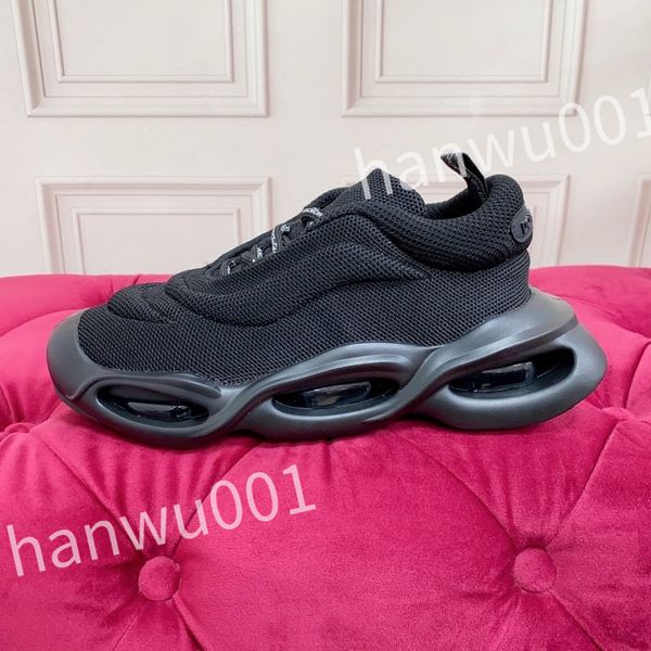 

new quality men women casual shoes designers sneaker reflective fashion genuine leather platform flat mens trainers, Black