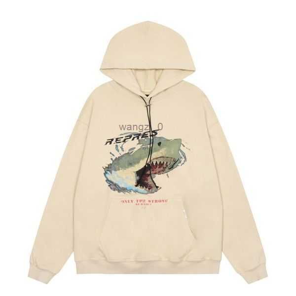 

hoodies sweatshirts designer letter men's niche tide brand wild high street casual american loose couple hooded sweater clothes 3 spq7, Black
