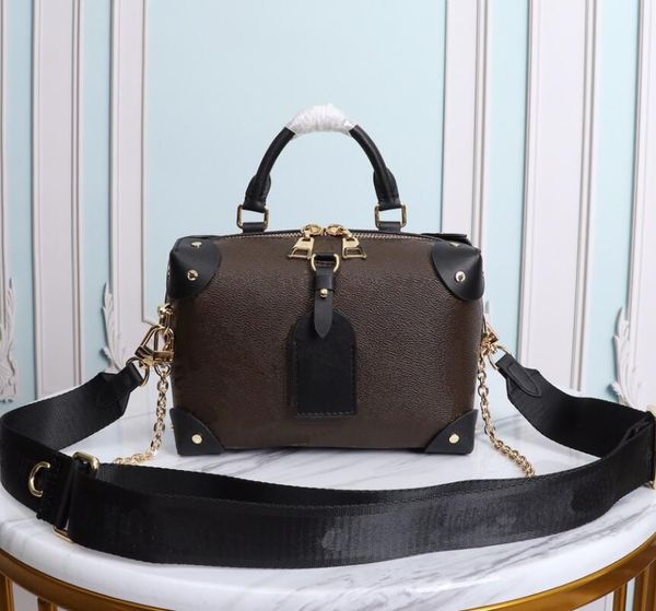 

petite malle souple handbags women chain designer purses womens totes embroidery shoulder strap removable shoulder bags m45571 m45531 rivet