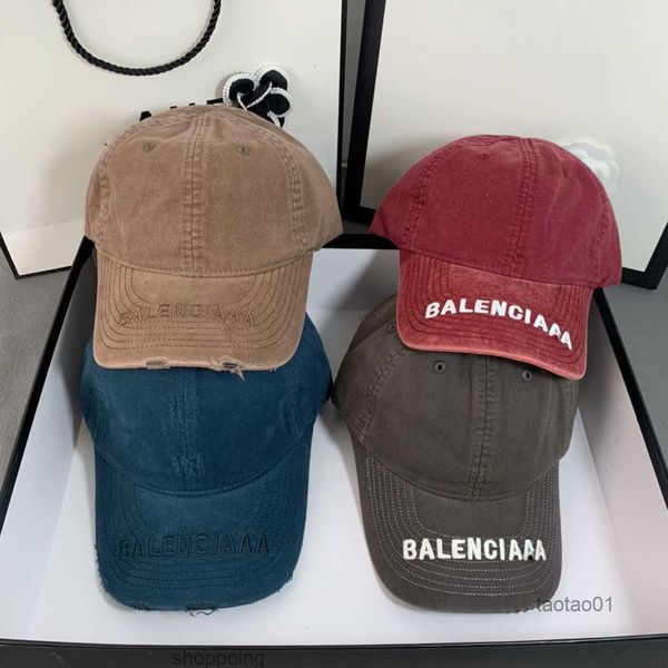 

men's and women's designers casquette sports denim ripped ball caps solid color b letter outdoor couple hatshplqtrgf, Blue;gray