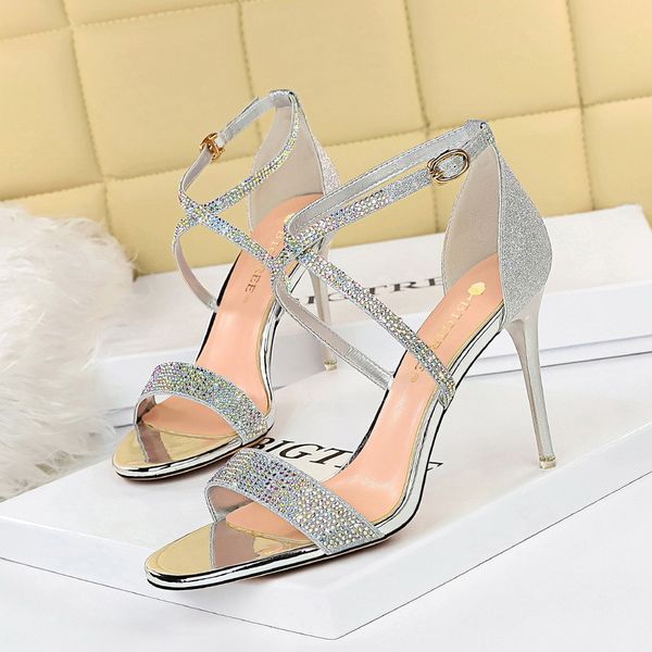 

sandals with rhinestones women's shoes, Black